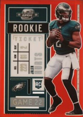 2020 Contenders Optic #77 Red /125