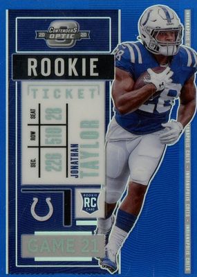 2020 Contenders Optic #82 Blue /99