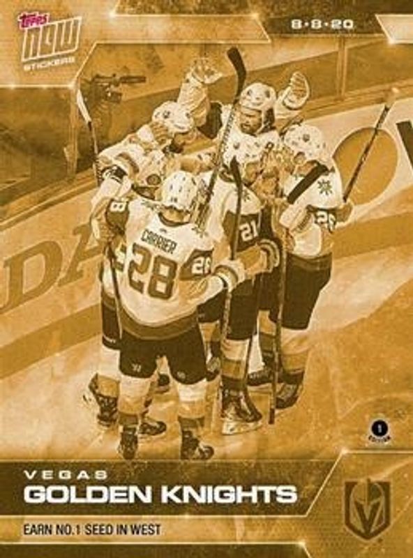 2019 Topps Now NHL Stickers #SCP-30G Stanley Cup Playoffs - Gold