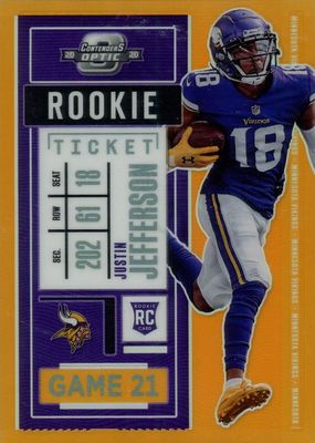 2020 Contenders Optic #86 Orange /50