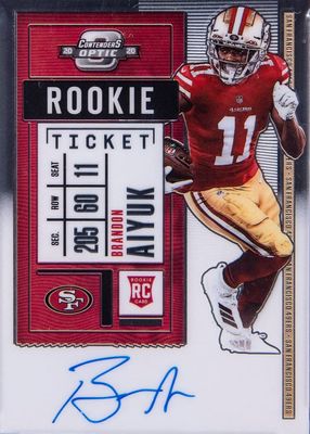 2020 Contenders Optic #110 Rookie Ticket Auto