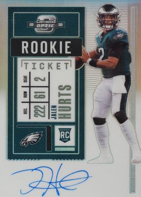 2020 Contenders Optic #122 Rookie Ticket Auto - Silver
