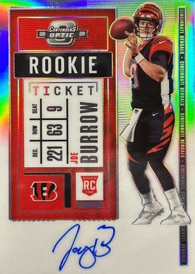 2020 Contenders Optic #101 Rookie Ticket Auto - Silver
