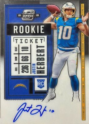 2020 Contenders Optic #104 Rookie Ticket Auto