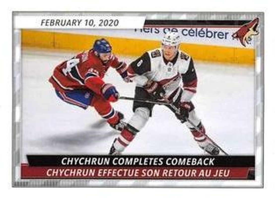 2020 Topps NHL Sticker Collection #19 Base