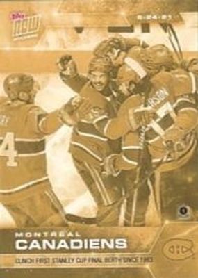 2020 Topps Now NHL Stickers #212G Gold