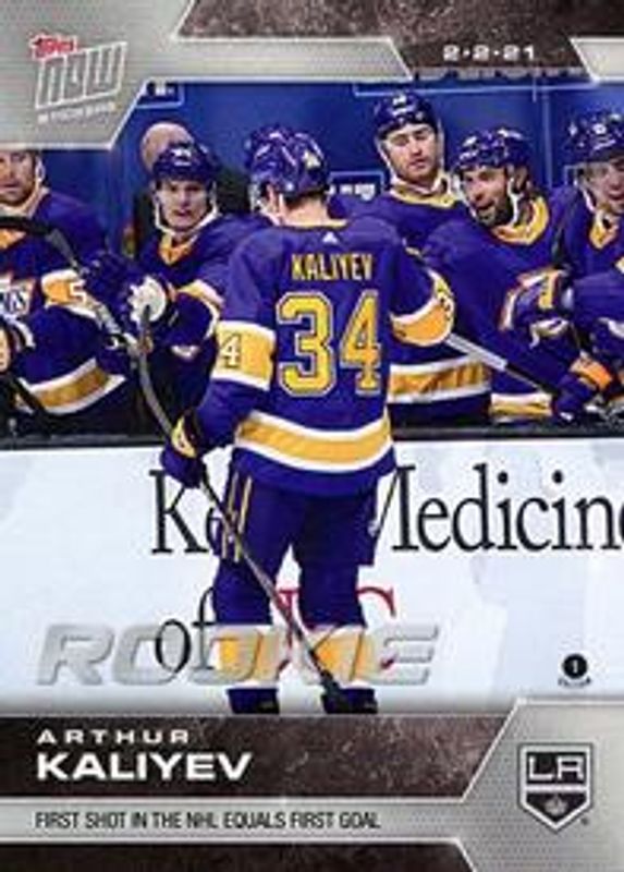 2020 Topps Now NHL Stickers #27 Base