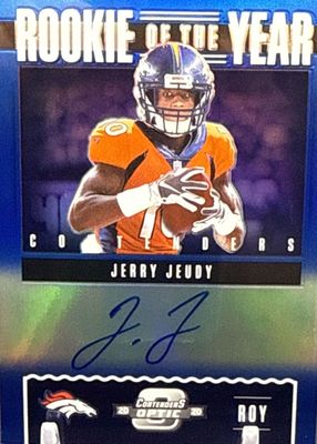 2020 Contenders Optic #ROY10 Rookie of the Year Contenders Autographs - Blue /75