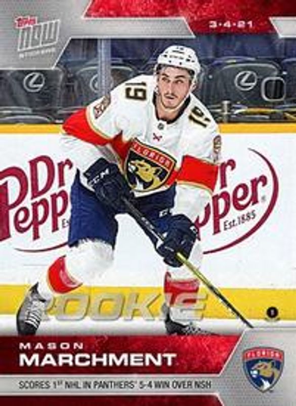 2020 Topps Now NHL Stickers #67 Base