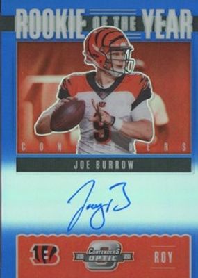 2020 Contenders Optic #ROY1 Rookie of the Year Contenders Autographs - Blue /75