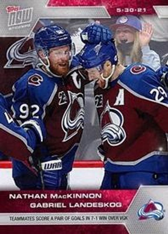2020 Topps Now NHL Stickers #178 Base