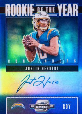 2020 Contenders Optic #ROY12 Rookie of the Year Contenders Autographs - Blue /75