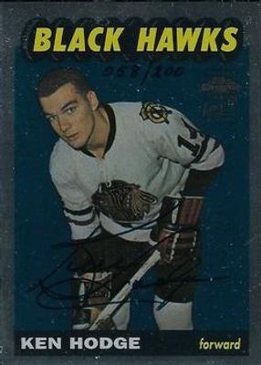 2001 Topps Chrome #10 Rookie Reprints Autographed /200