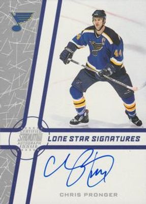2002 Topps Stadium Club #LS-CP Lone Star Signatures Blue