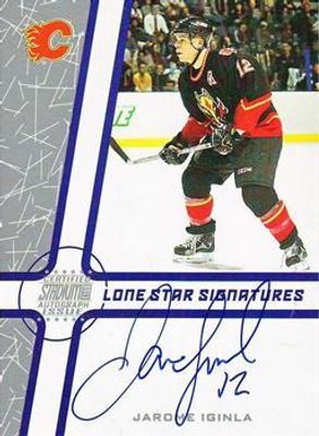 2002 Topps Stadium Club #LS-JI Lone Star Signatures Blue
