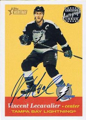 2001 Topps Heritage #A-VL Autographs