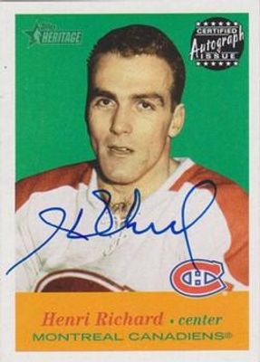 2001 Topps Heritage #A-HR Autographs