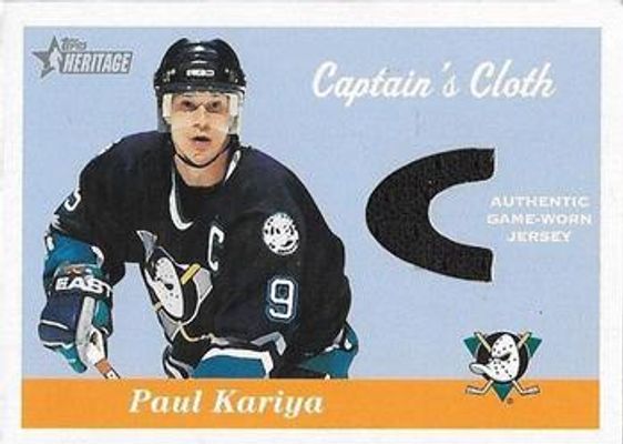 2001 Topps Heritage #CC-PK Captain's Cloth
