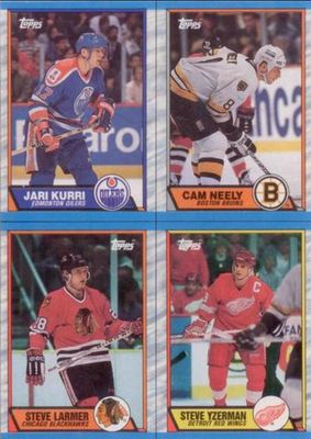 1989 Topps #IJKL Wax Box Bottom Panels