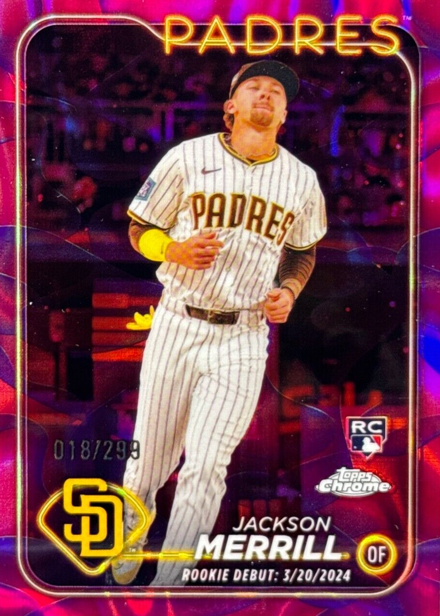 2024 Topps Chrome Update #USC57 JACKSON MERRILL RC Rookie Debut 