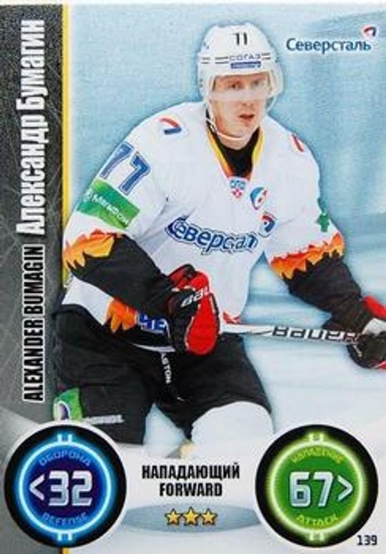 2013 Topps KHL Stars (Russian) #139 Base