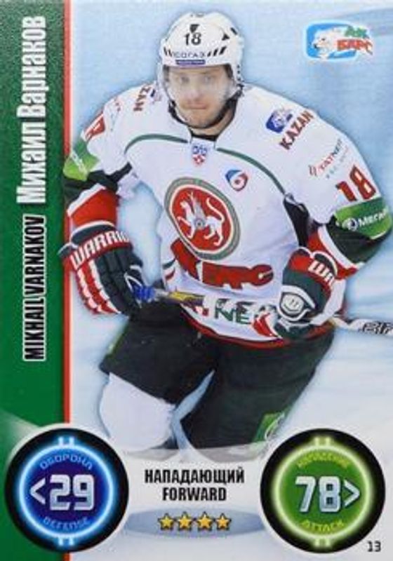 2013 Topps KHL Stars (Russian) #13 Base