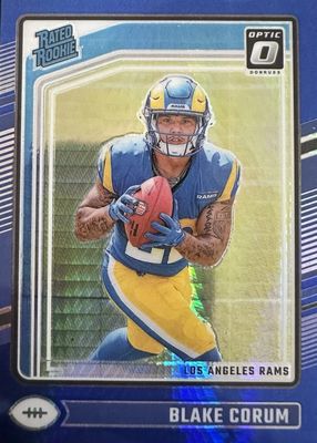 2024 Optic #208 Blue Hyper