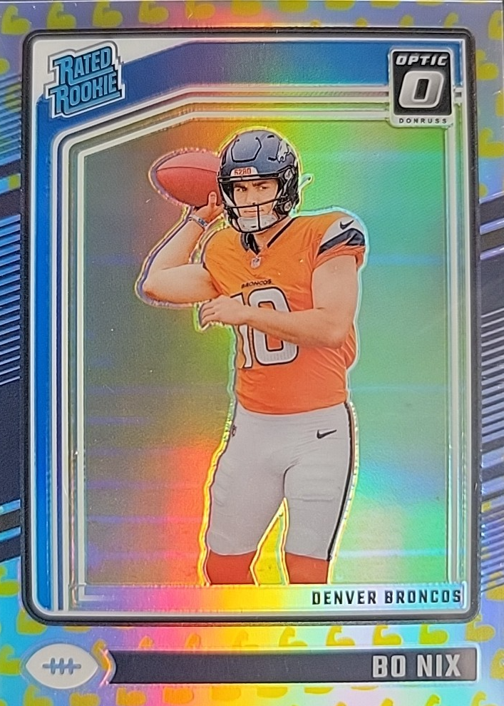 ミックティラー　サイン Bo Nix 2024 Optic #209 Flex /149 Price Guide - Sports Card