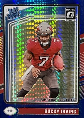 2024 Optic #216 Blue Hyper