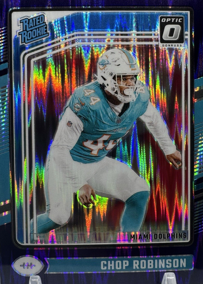 Chop Robinson 2024 Optic #219 Purple Shock Price Guide - Sports Card ...