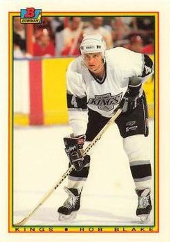 Rob Blake 1990 Bowman #142 Collector's Edition (Tiffany) Price Guide ...