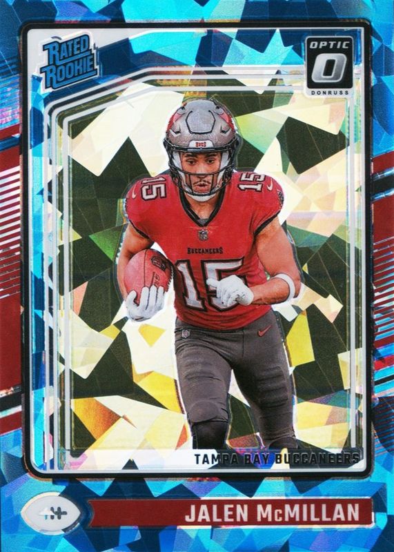 Jalen McMillan 2024 Optic #239 Ice /15 Rookie RAW