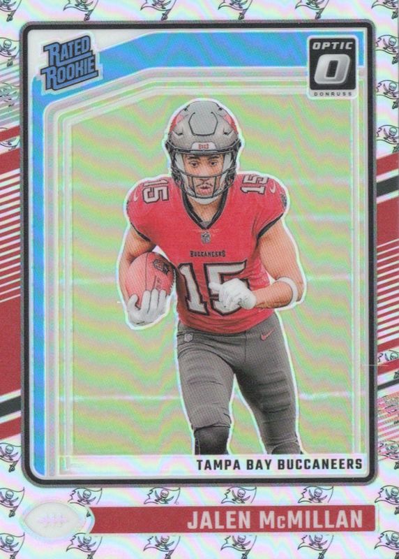 Jalen McMillan 2024 Optic #239 Team Logo /32 Rookie RAW