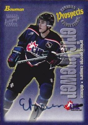 1997 Bowman CHL #153 Autographs