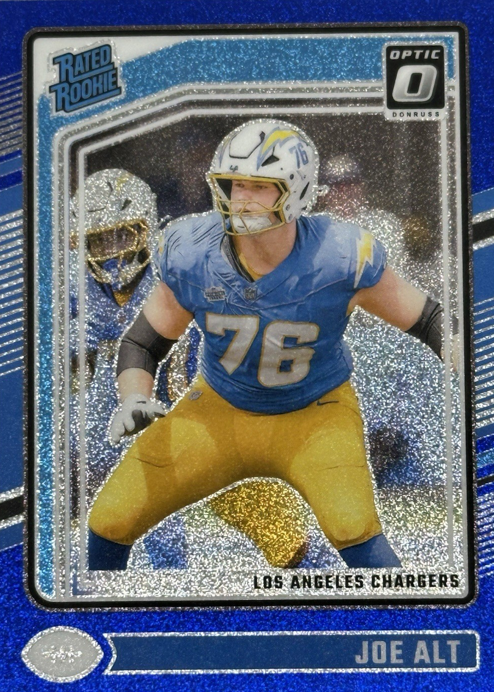 Joe Alt 2024 Optic #254 Blue Glitter /(SSP) Price Guide - Sports