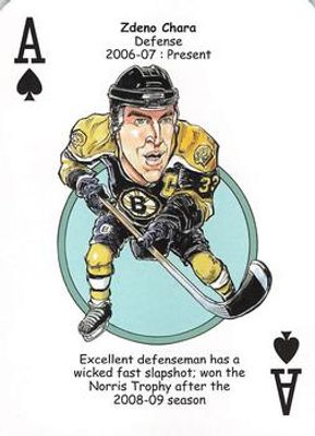 2013 Hero Decks Boston Bruins #A♠ Base