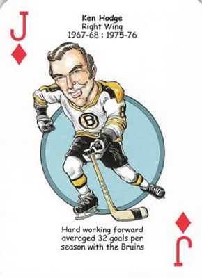 2013 Hero Decks Boston Bruins #J♦ Base