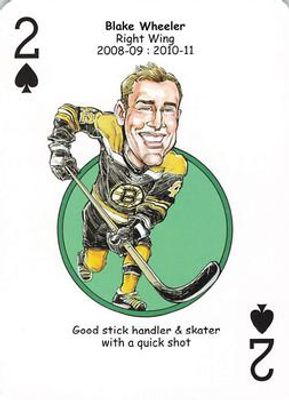 2013 Hero Decks Boston Bruins #2♠ Base