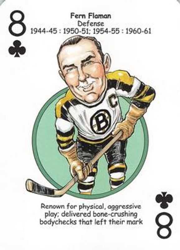 2013 Hero Decks Boston Bruins #8♣ Base