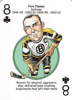 2013 Hero Decks Boston Bruins #8♣ Base