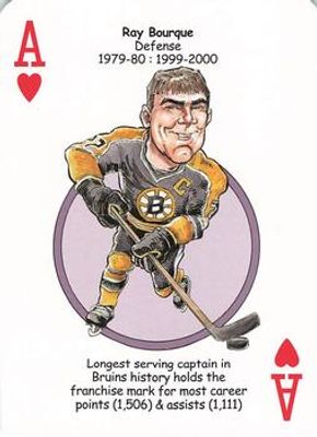 2013 Hero Decks Boston Bruins #A♥ Base