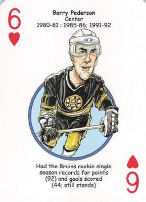 2013 Hero Decks Boston Bruins #6♥ Base