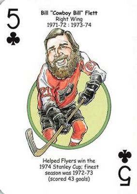 2010 Hero Decks Philadelphia Flyers #5♣ Base