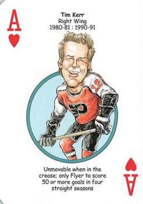 2010 Hero Decks Philadelphia Flyers #A♥ Base