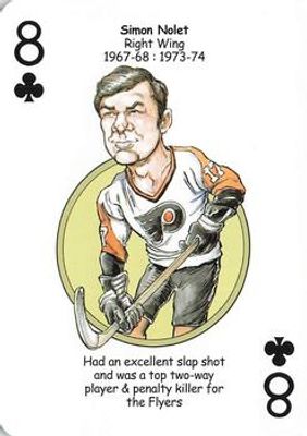 2010 Hero Decks Philadelphia Flyers #8♣ Base