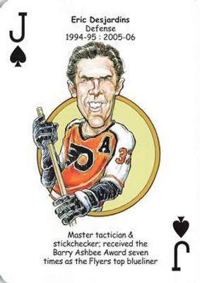 2010 Hero Decks Philadelphia Flyers #J♠ Base