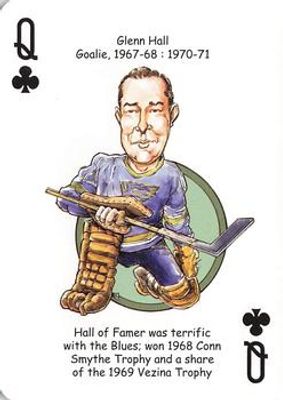 2019 Hero Decks St. Louis Blues #Q♣ Base