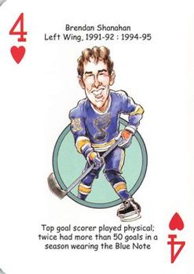 2019 Hero Decks St. Louis Blues #4♥ Base