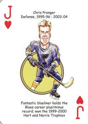 2019 Hero Decks St. Louis Blues #J♥ Base