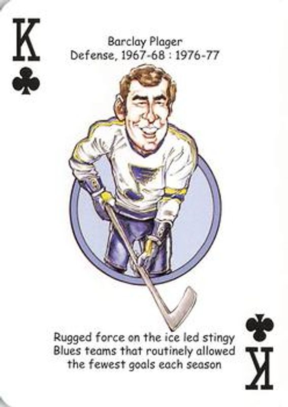2019 Hero Decks St. Louis Blues #K♣ Base